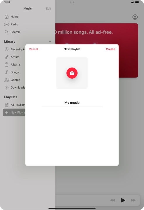 Press Create. Press Create.