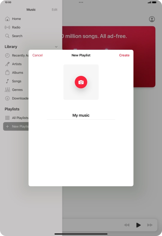 Press Create. Press Create.