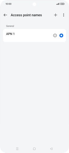 Press the new data connection icon. Press the new data connection icon.