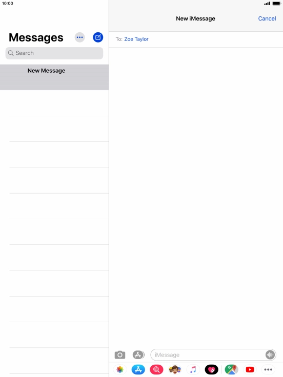 Press the text input field and key in the required text. Press the text input field and key in the required text.
