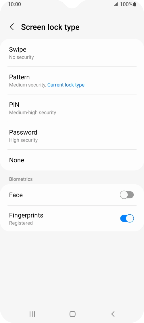 Press None. Press None.
