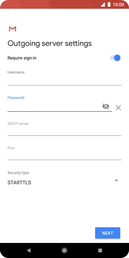 Press the field below Press the field below