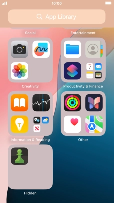 Press and hold the required app. Press and hold the required app.