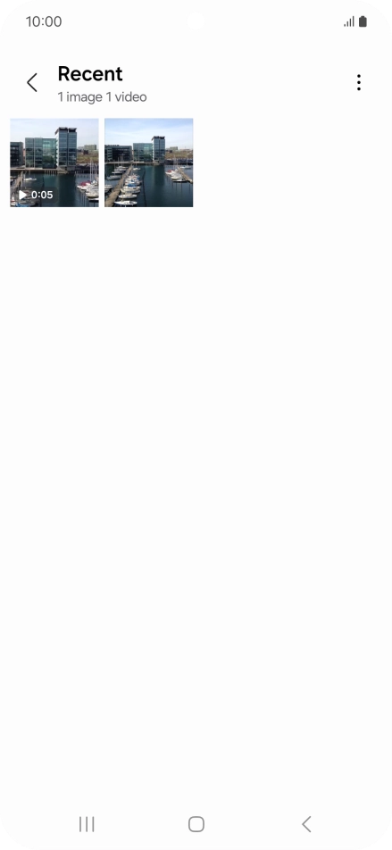 Press and hold any picture or video. Press and hold any picture or video.