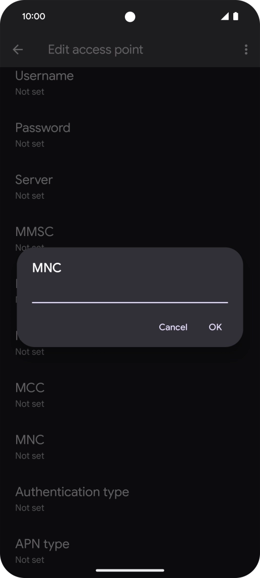 Key in 33 and press OK. Key in 33 and press OK.