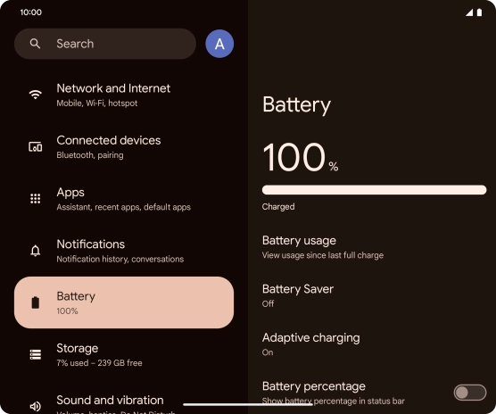 Press Battery Saver. Press Battery Saver.