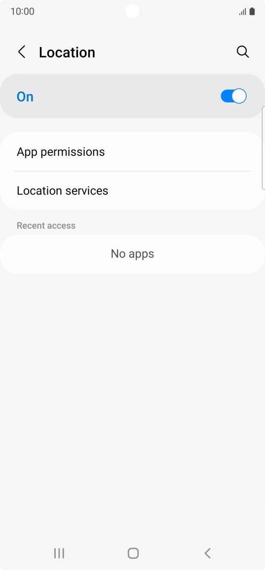 Press App permissions. Press App permissions.