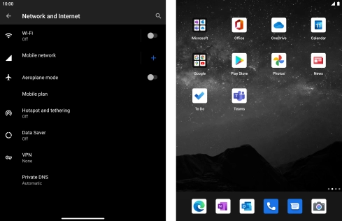 Press Hotspot and tethering. Press Hotspot and tethering.