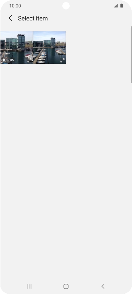 Press the required file. Press the required file.