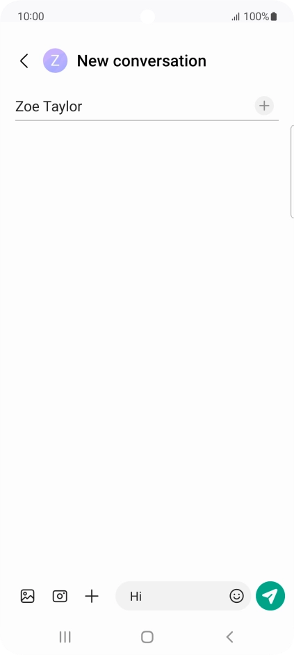 Press the picture icon. Press the picture icon.