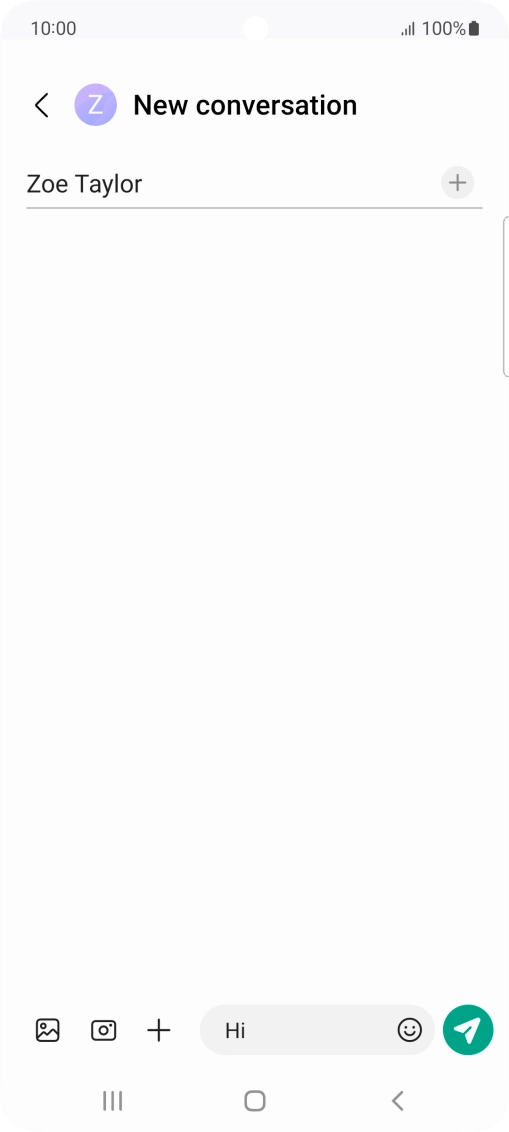 Press the picture icon. Press the picture icon.