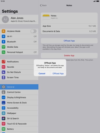 Press Offload App. Press Offload App.
