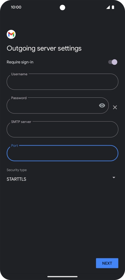 Press the drop down list below Press the drop down list below