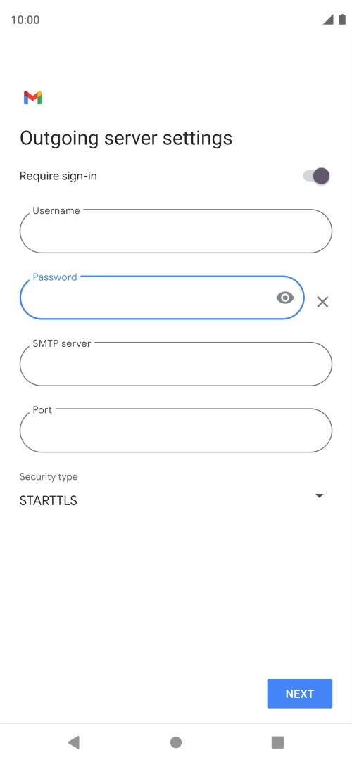 Press the field below Press the field below
