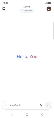Press the profile icon. Press the profile icon.