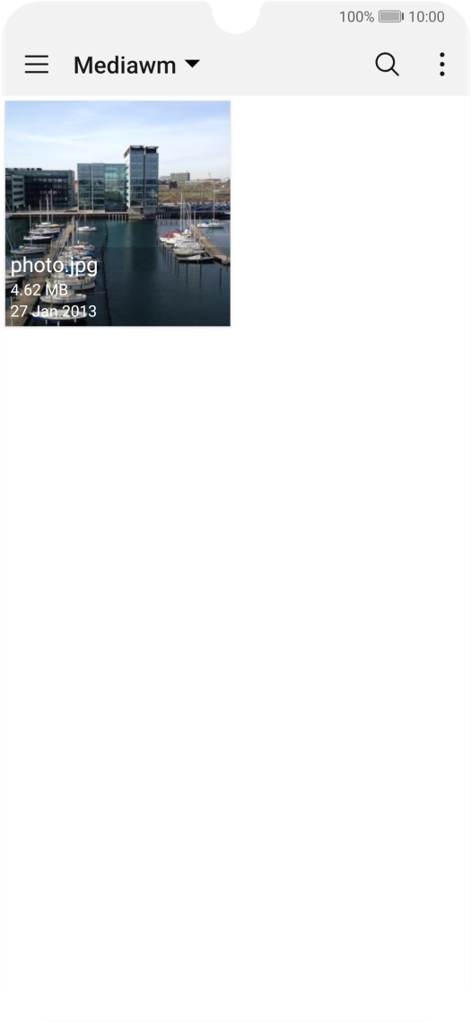 Press the required picture. Press the required picture.