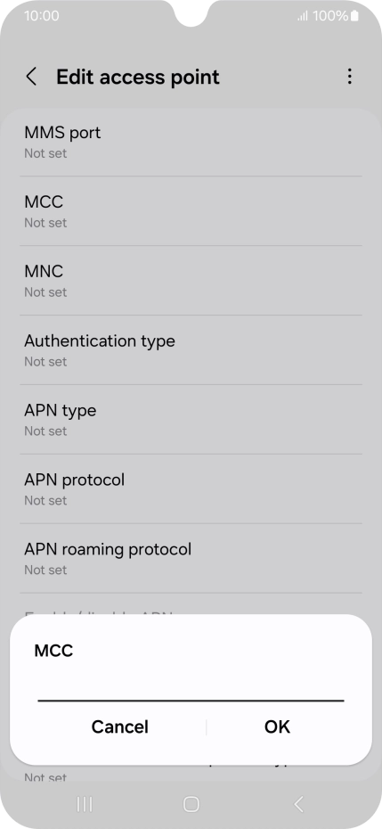 Key in 234 and press OK. Key in 234 and press OK.