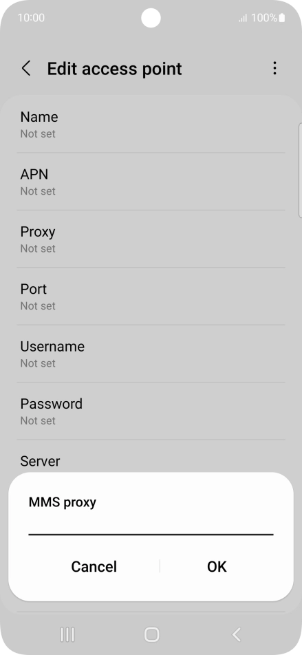 Key in 149.254.201.135 and press OK. Key in 149.254.201.135 and press OK.