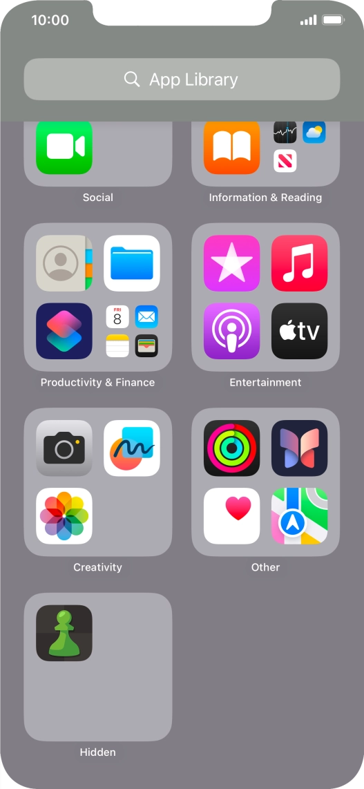 Press and hold the required app. Press and hold the required app.