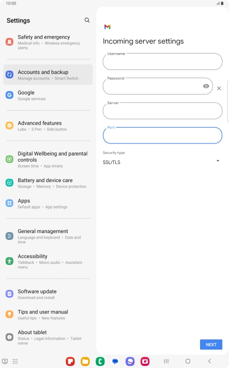 Press NEXT. Press NEXT.
