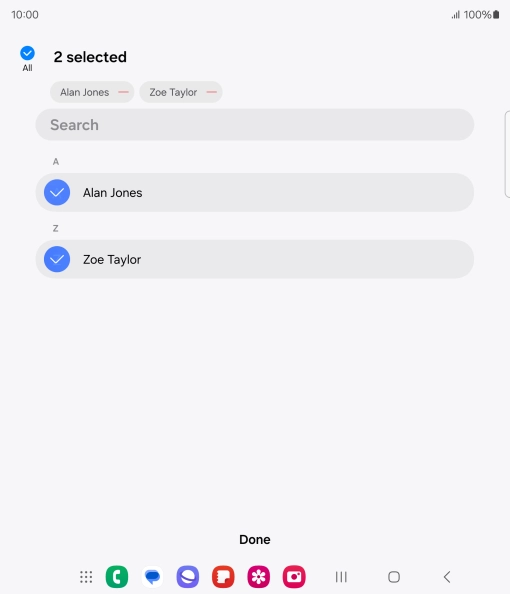 Press Done. Press Done.