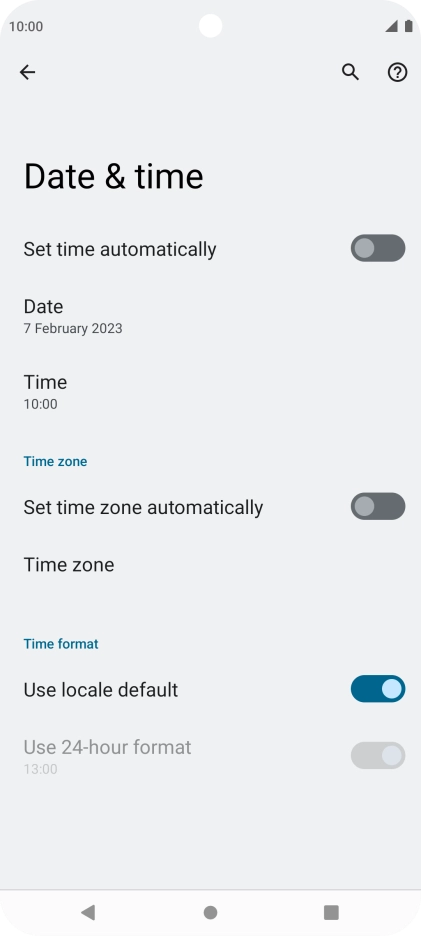 Press the indicator next to Press the indicator next to