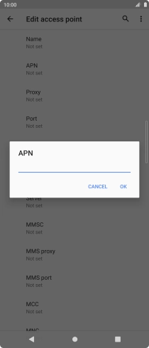 Key in eezone and press OK. Key in eezone and press OK.