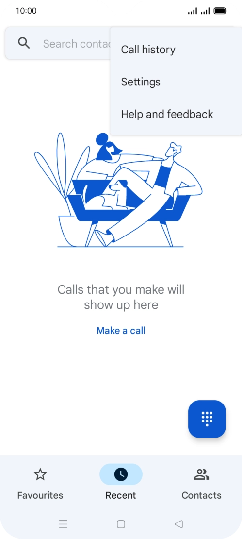 Press Settings. Press Settings.