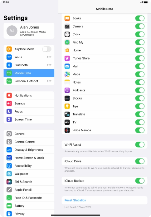 Press the indicator next to Press the indicator next to