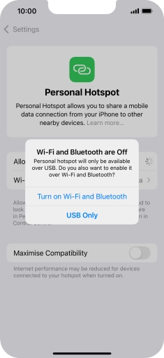 If Wi-Fi is turned off, press Turn on Wi-Fi and Bluetooth. If Wi-Fi is turned off, press Turn on Wi-Fi and Bluetooth.