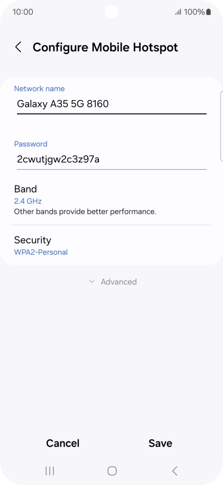 Press the field below Press the field below