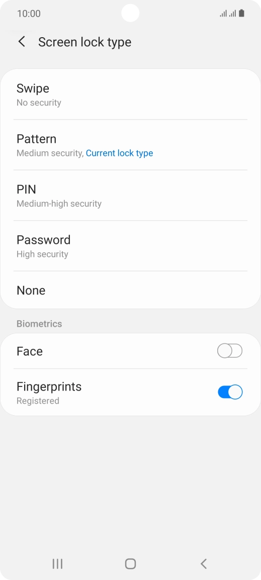 Press None. Press None.