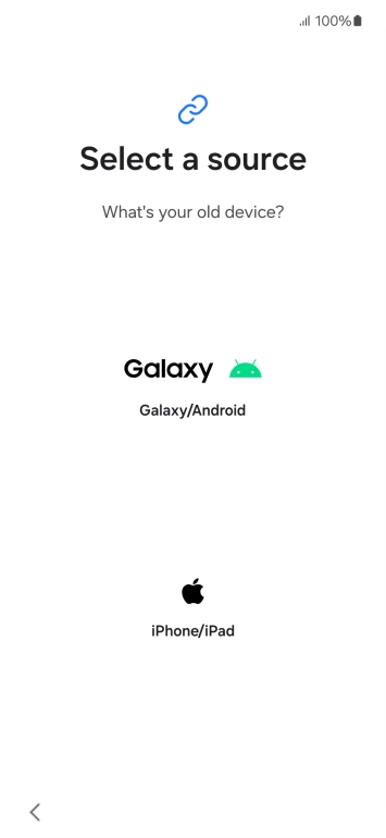 Press the required setting and follow the instructions on the screen to transfer the content from another phone. Press the required setting and follow the instructions on the screen to transfer the content from another phone.