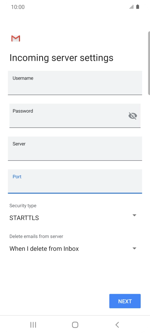 Press the drop down list below Press the drop down list below