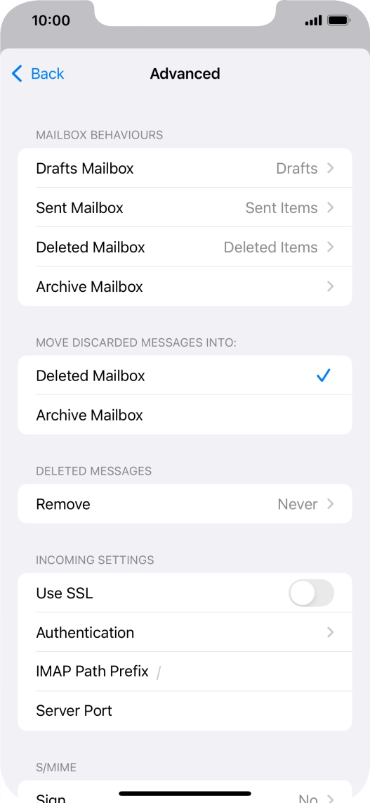 Press the indicator next to Press the indicator next to