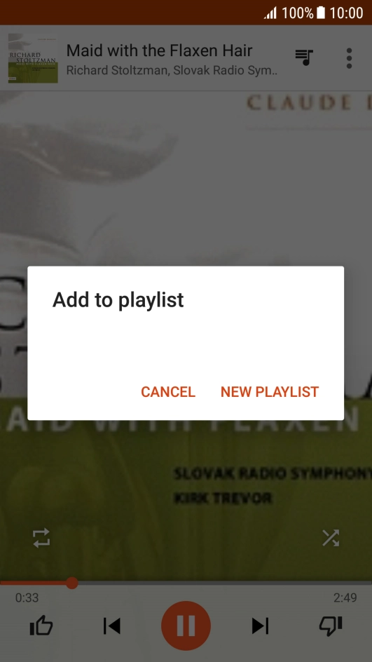 Press NEW PLAYLIST. Press NEW PLAYLIST.