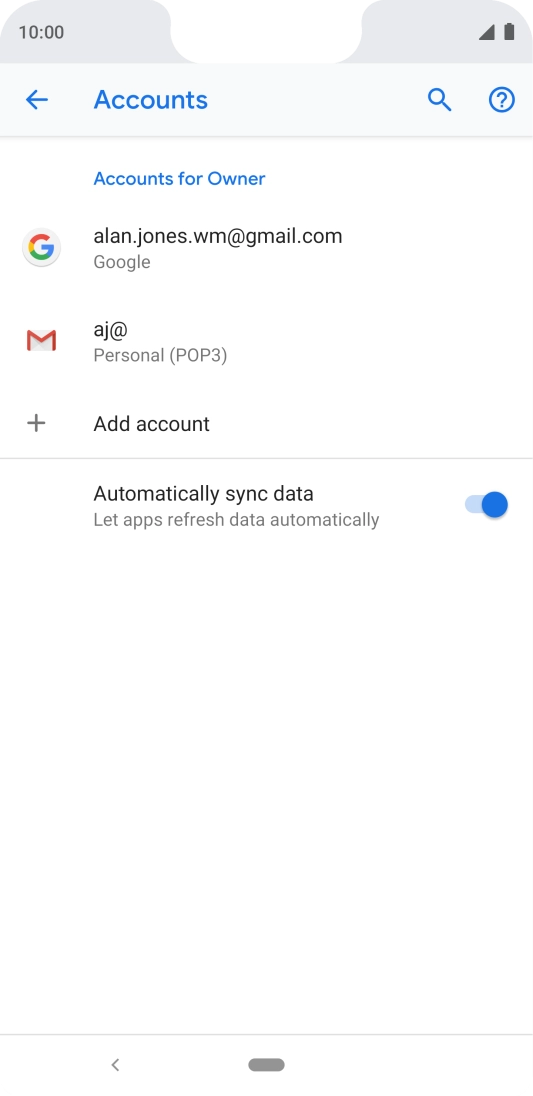 Press the Home key to return to the home screen. Press the Home key to return to the home screen.