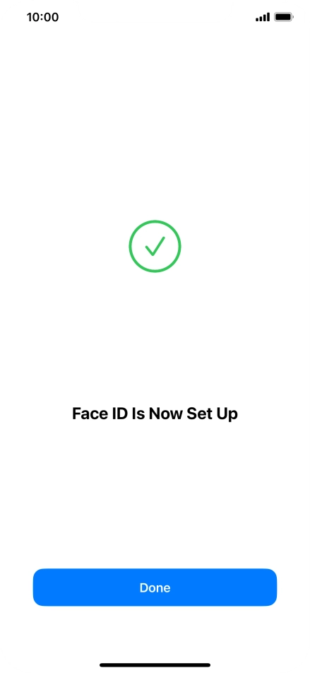 Press Done. If you haven't previously selected a phone lock code, key in a code of your own choice twice. Press Done. If you haven't previously selected a phone lock code, key in a code of your own choice twice.
