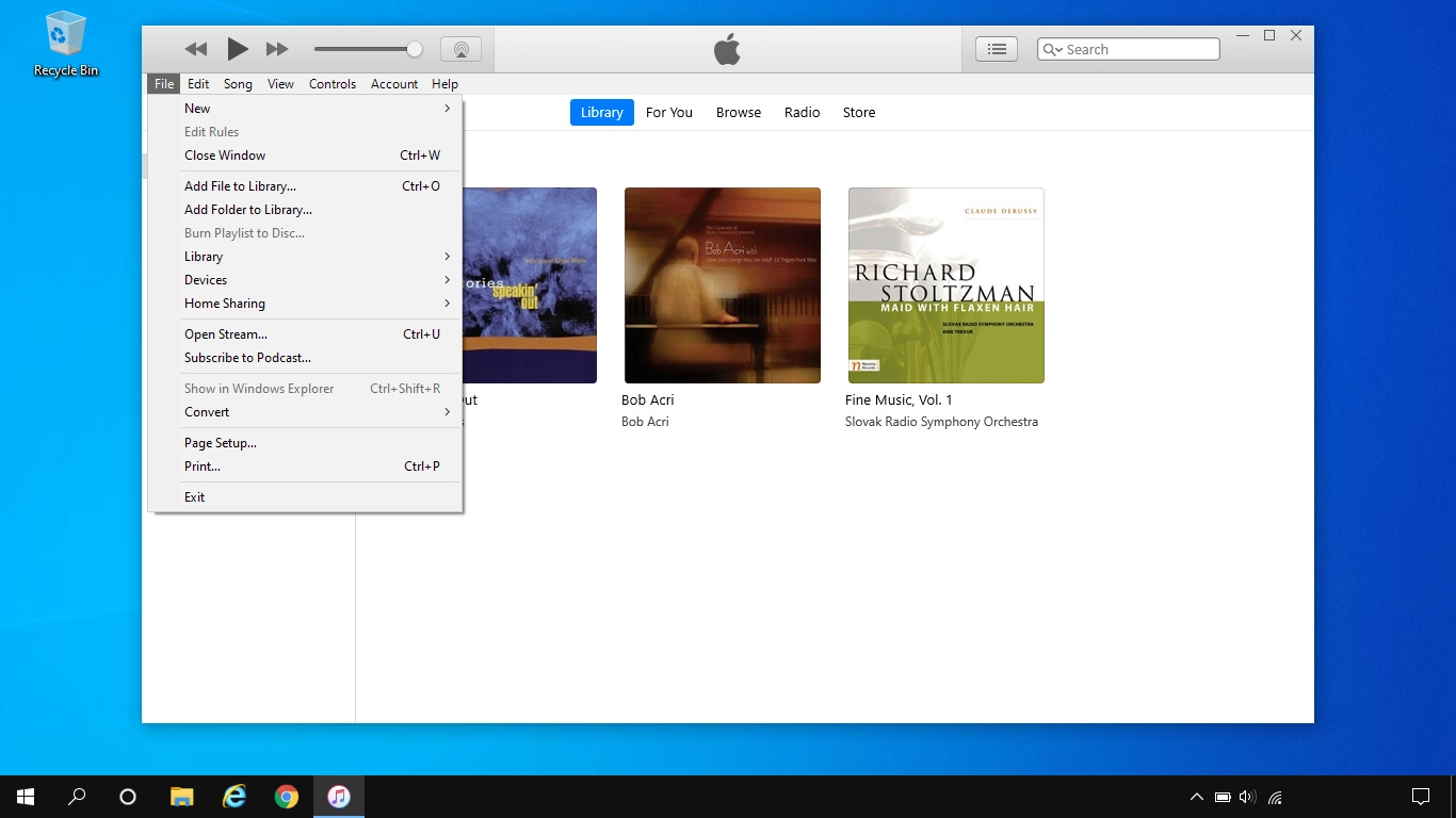 Click Add File to Library... to add one file at a time. Click Add File to Library... to add one file at a time.