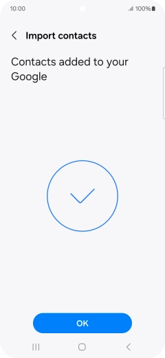 Press OK. Press OK.