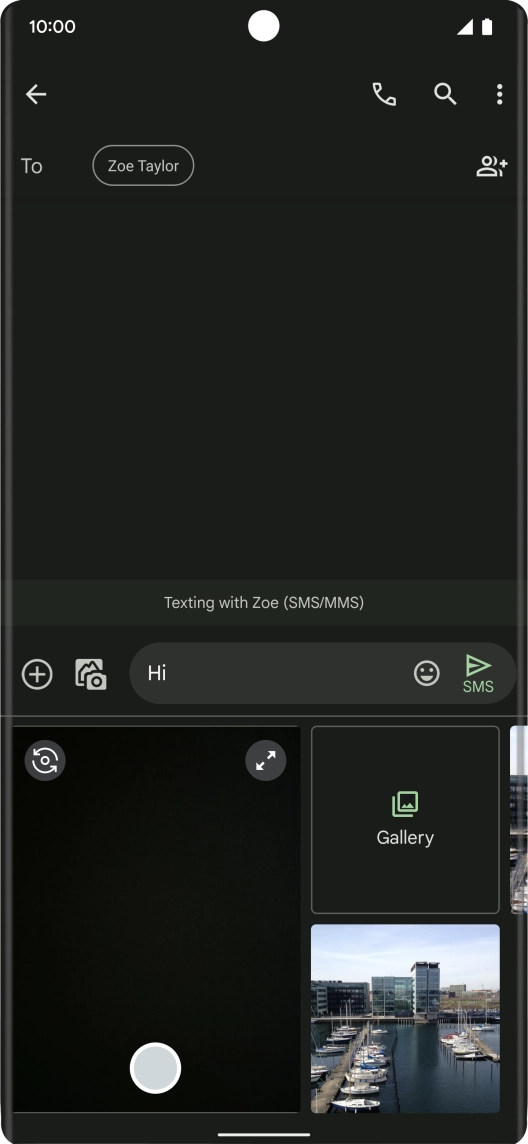 Press Gallery and go to the required folder. Press Gallery and go to the required folder.