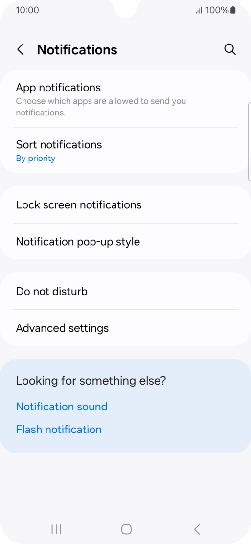 Press App notifications. Press App notifications.