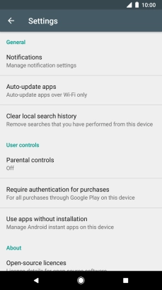 Press Auto-update apps. Press Auto-update apps.