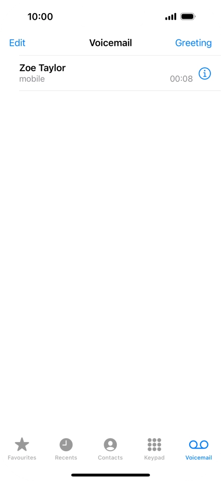 Press the required message. Press the required message.