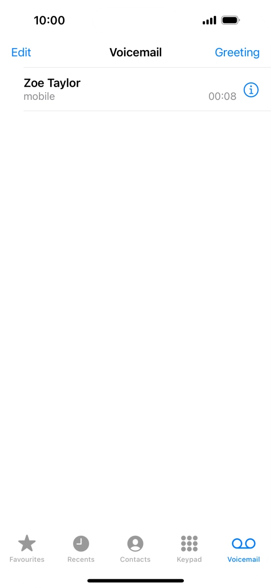 Press the required message. Press the required message.