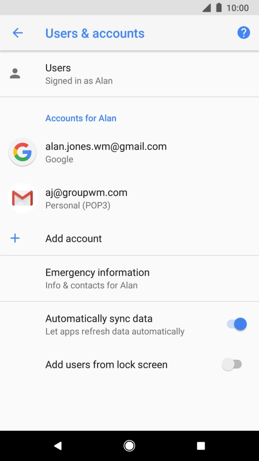 Press the Home key to return to the home screen. Press the Home key to return to the home screen.