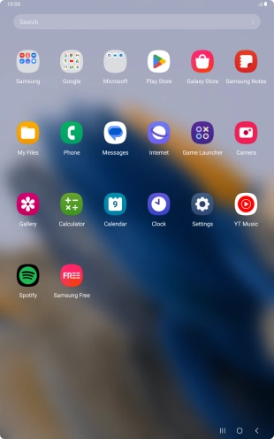 Press Samsung. Press Samsung.