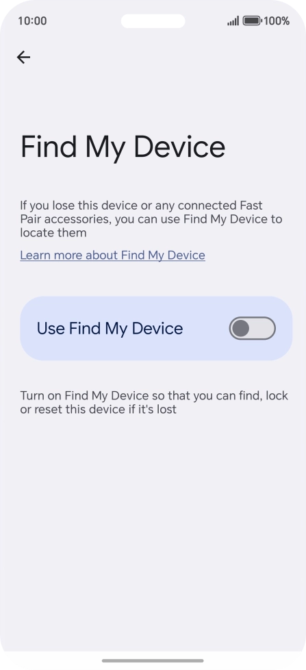 Press the indicator next to Press the indicator next to