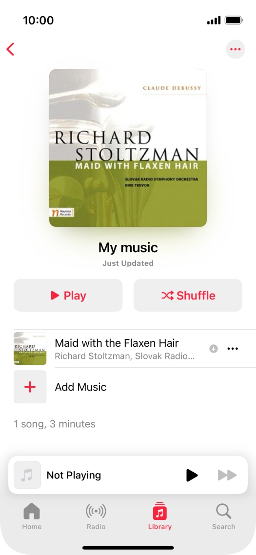 Go to the required category or playlist and press the required audio file. Go to the required category or playlist and press the required audio file.