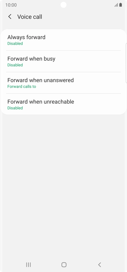 Press the Home key to return to the home screen. Press the Home key to return to the home screen.